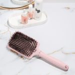 Detangling Paddle Brush - Nylon Bristles with Boar
