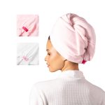Hair Wrap Towel Medium Lightweight Microfiber 2-Pack